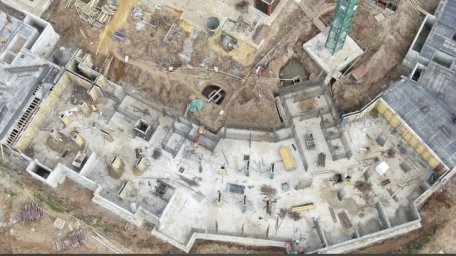 ​ Строительство жилого семнадцатиэтажного жилого дома в Домодедово ведется в соответствии с графиком