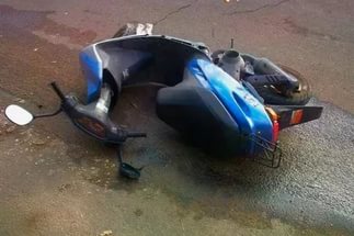 В Домодедово Honda врезалась в скутер