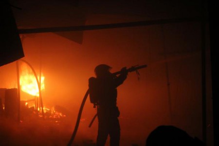В пяти пожарах в Домодедово один человек погиб