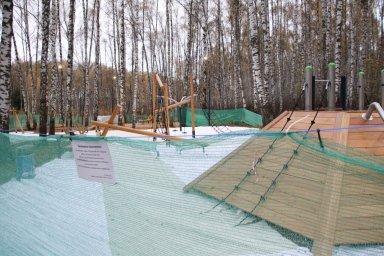 Министр Благоустройства Московской области посмотрел ход работ в Ушмарском лесу
