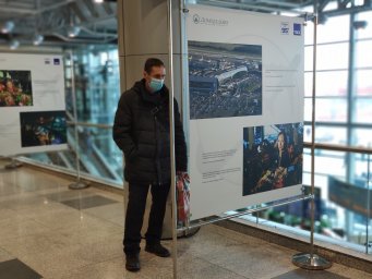 ​В аэропорту Домодедово открылась выставка фотографий ТАСС, посвященная истории воздушной гавани