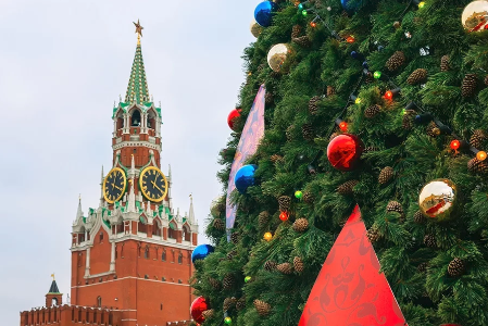 Главная новогодняя ёлка страны из Домодедово