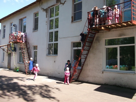 Учебная эвакуация в Детском саду