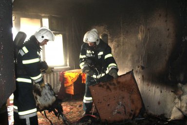 ​В Домодедово спасены 30 человек в пожаре