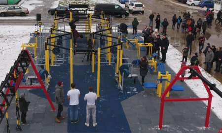 Уникальная спортивная площадка появилась в Домодедово