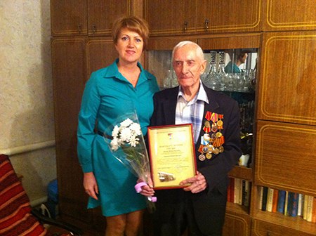Сегодня 90-летний юбилей отмечает участник Великой Отечественной войны Михаил Павлович Маслов