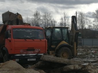 В Домодедово выявлено незаконное размещение строительных отходов