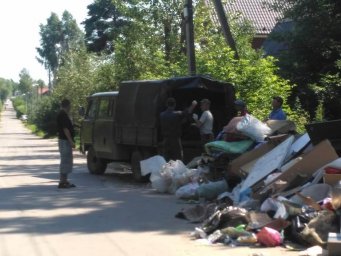 В Домодедово пресечён сброс 40 кубометров строительного мусора