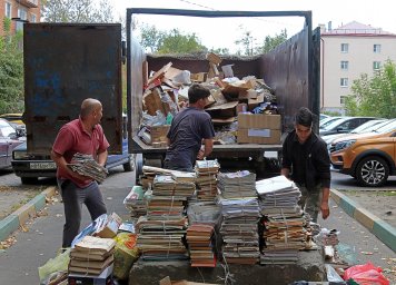 ​Читатели «Призыва» сдали на переработку 584 кг бумаги и картона