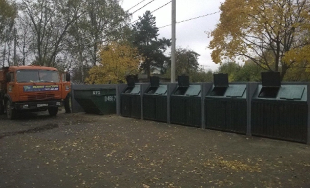 В городском округе Домодедово проходит обновление мест для сбора мусора