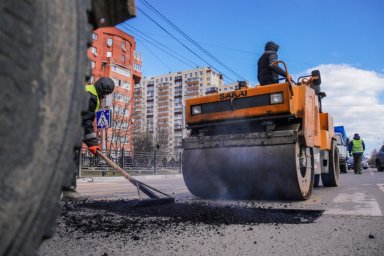 Около 400 ям заделали на дорогах Домодедова с начала года