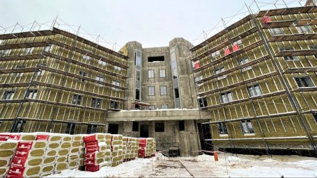 Строительство поликлиники в Домодедово ведется в соответствии с графиком