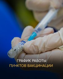 Работа пунктов вакцинации в городском округе Домодедово