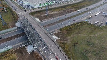 ​В Домодедове запустили движение по новому мосту через трассу М-4 «Дон»