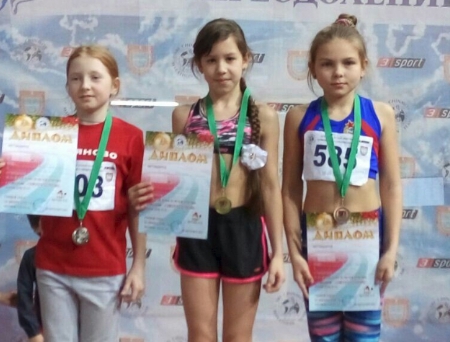 Евгения Вихор заняла 1-е место в двоеборье