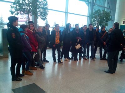 «Студенческий десант» посетил аэропорт Домодедово