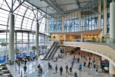 В аэропорту Домодедово открыт новый атриум для российских рейсов