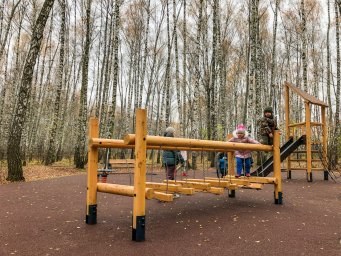 Новые детские площадки открылись в домодедовском парке