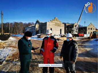 В Домодедово проверили ход строительства храмового комплекса