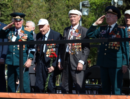 Домодедовцы празднуют день Победы