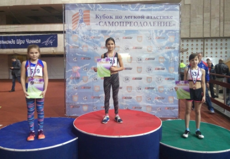 Евгения Вихор завоевала бронзовую медаль в кубке "Самопреодоление"