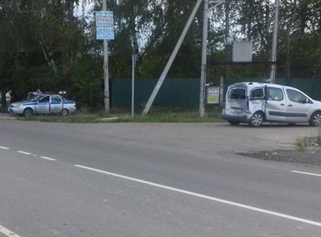 В Домодедовском округе в аварии пострадал ребенок