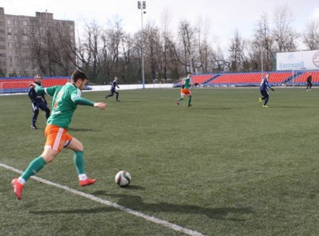 Фк «Домодедово» уступает фк «Рязань» в товарищеском матче со счетом 0-2