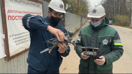На строительных площадках в Домодедово запустят дроны с громкоговорителями
