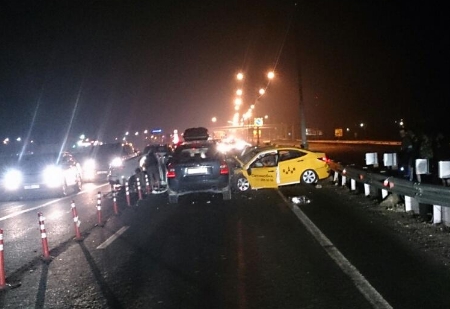 Смертельная авария на трассе "Подъезд к аэропорту Домодедово"