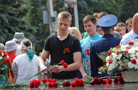 В Домодедово прошел митинг посвященный Дню памяти и скорби