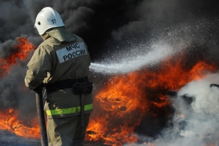 Один человек пострадал во время пожара в Домодедово