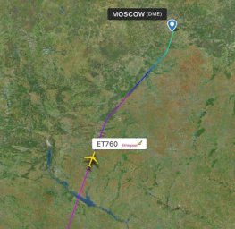В аэропорт Домодедово вернулся рейс из Аддис-Абебы