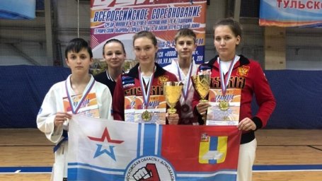 На всероссийском турнире по рукопашному бою Домодедовцы взяли "Золото"