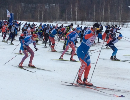 Домодедовские спортсмены приняли участие в лыжне России