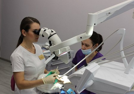 В Домодедовской городской стоматологии появился дентальный микроскоп