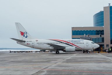 ​Аэропорт Домодедово встретил нового партнера - авиакомпанию Alexandria Airlines