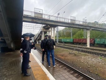 На станции Домодедово состоялся рейд по предупреждению случаев травматизма на железной дороге