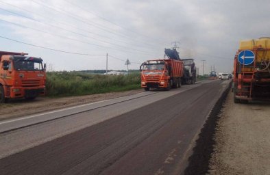 ​В Домодедово начали ремонт дороги между селом Успенское и деревней Гальчино