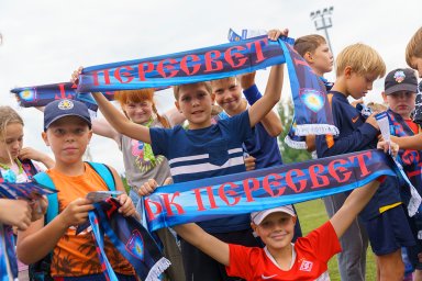 Футбольный клуб «Пересвет» провел мастер-класс для юных домодедовцев