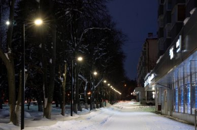 В Домодедово заменят почти 5 тысяч ламп уличного освещения