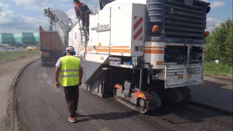В Домодедово начался ремонт развязки Каширского шоссе