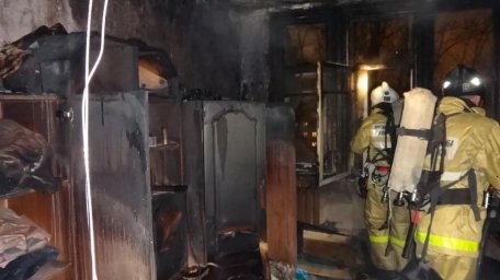 В Домодедово сгорела квартира, один человек пострадал