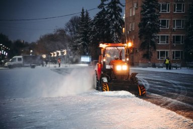 Домодедово один из лучших городов Подмосковья по уборке снега