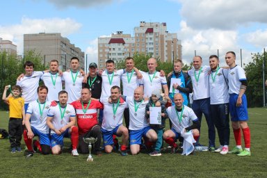 Домодедовские полицейские участвовали в футбольном турнире «День Победы»