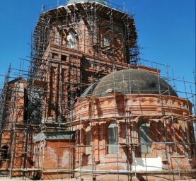 Православный храм в Домодедово достроят к началу осени