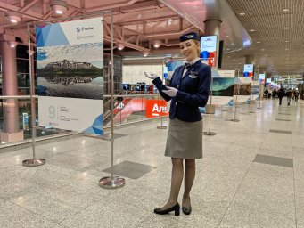 ​Аэропорт Домодедово и авиакомпания NordStar открывают выставку «Пересекая полярный круг»