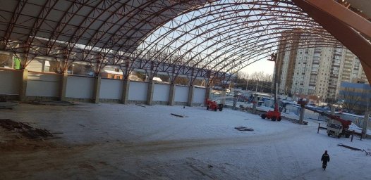 Строительство спортивного комплекса в Домодедово проходит по графику