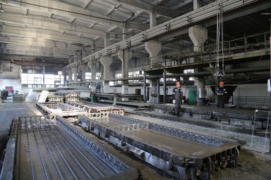В Домодедово открылась производственная линия завода железобетонных изделий