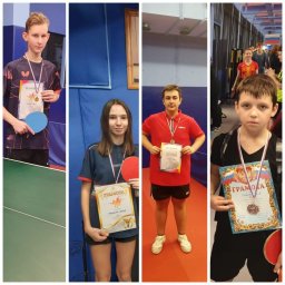 ​Домодедовские спортсмены лучшие на соревнованиях по настольному теннису